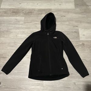 Black north face zip up
